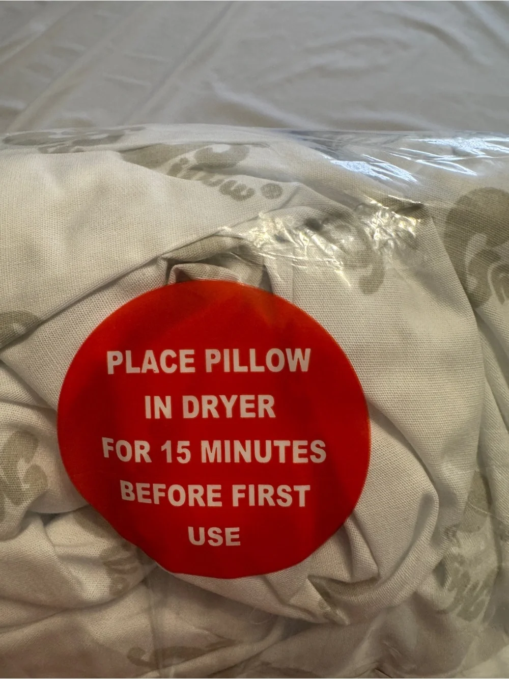White Washable & Dryable Support Pillow